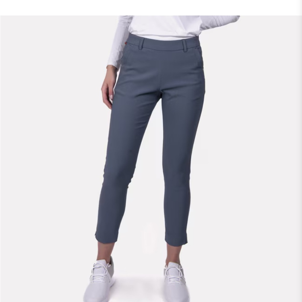 Women's Slate Blue Cropped Pants